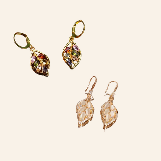 Pendientes 'Hoja de la Vida' (2x1)