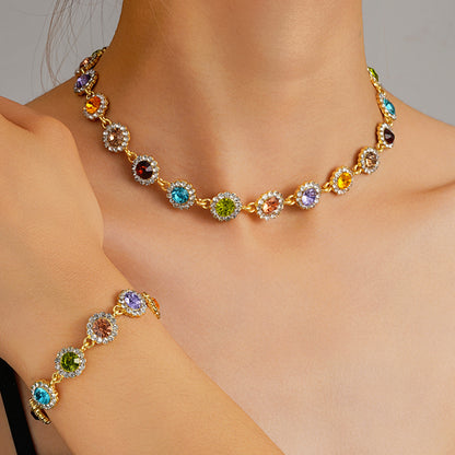 DÚO CHAKRA (GARGANTILLA + PULSERA GRATIS)