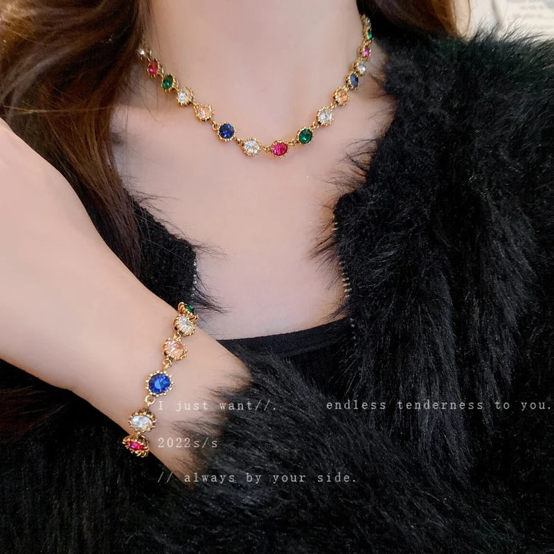 DÚO CHAKRA RAINBOW (COLLAR + PULSERA GRATIS)