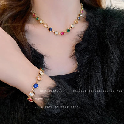 DÚO CHAKRA RAINBOW (COLLAR + PULSERA GRATIS)