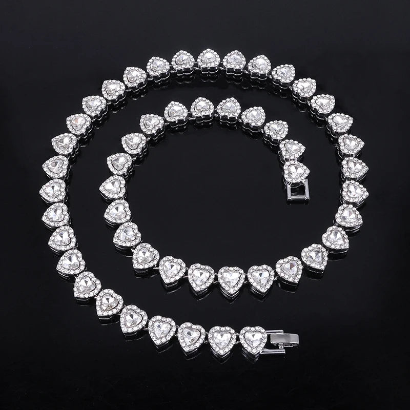 DÚO CORAZÓN RESPLANDECIENTE (COLLAR + PULSERA GRATIS)