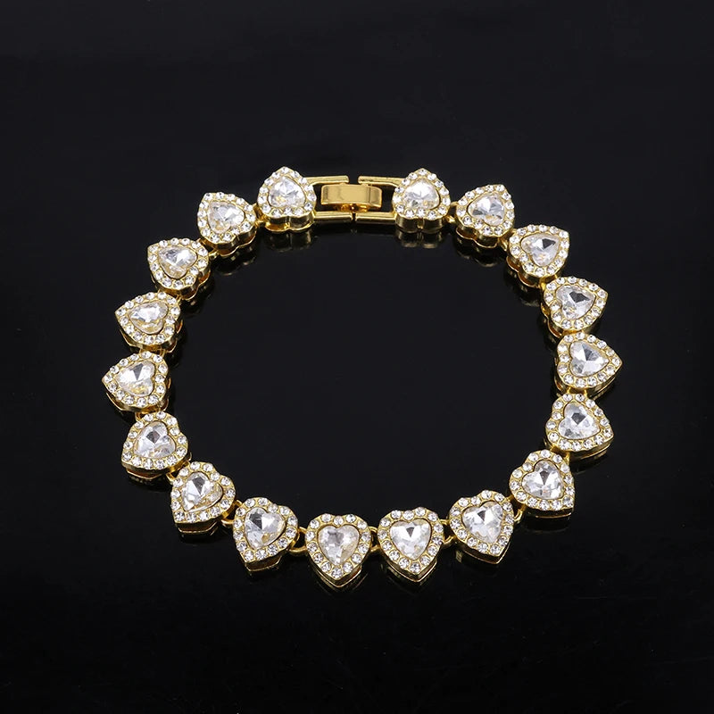 DÚO CORAZÓN RESPLANDECIENTE (COLLAR + PULSERA GRATIS)