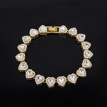 DÚO CORAZÓN RESPLANDECIENTE (COLLAR + PULSERA GRATIS)